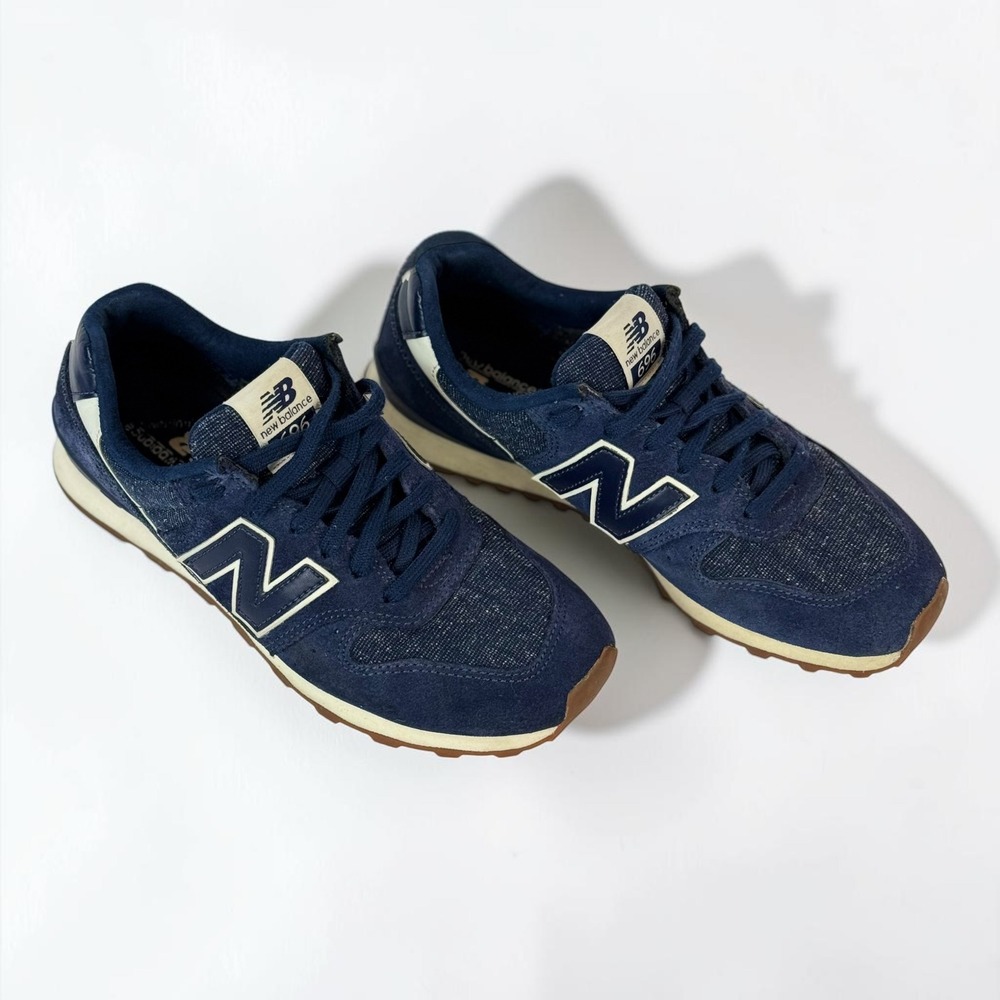 New Balance 996 Women's Navy Suede Running Sneakers Size 6.5 WR996TC Retro